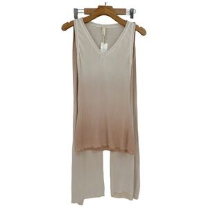 illia Rayon Knit Lounge Beach Set Tank Size S Pant Size L NEW